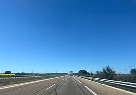 Estado actual de la autovía de la A-62.