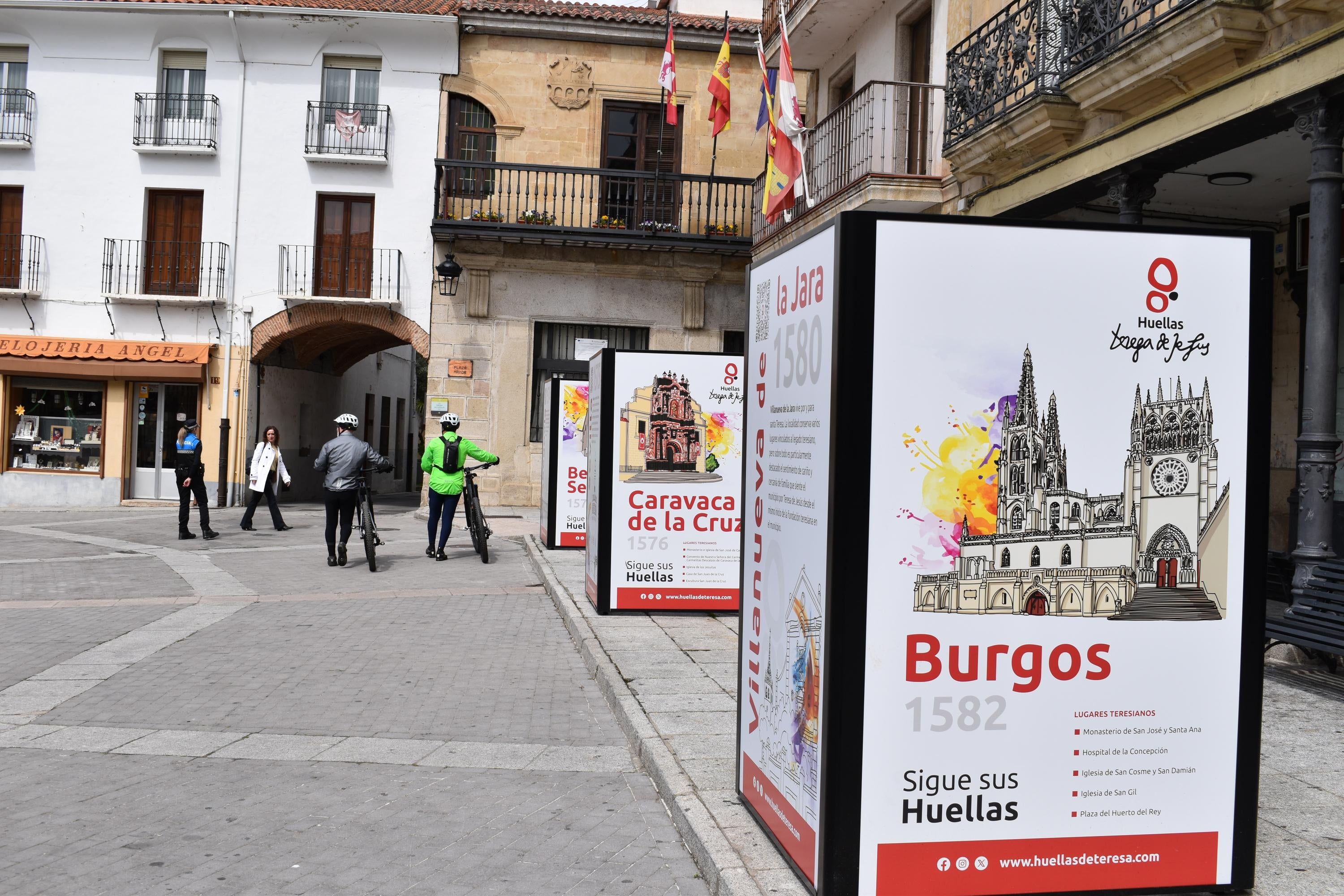 Las 14 ciudades de la Red Huellas de Teresa, unidas en torno a la veneración del cuerpo de la Santa