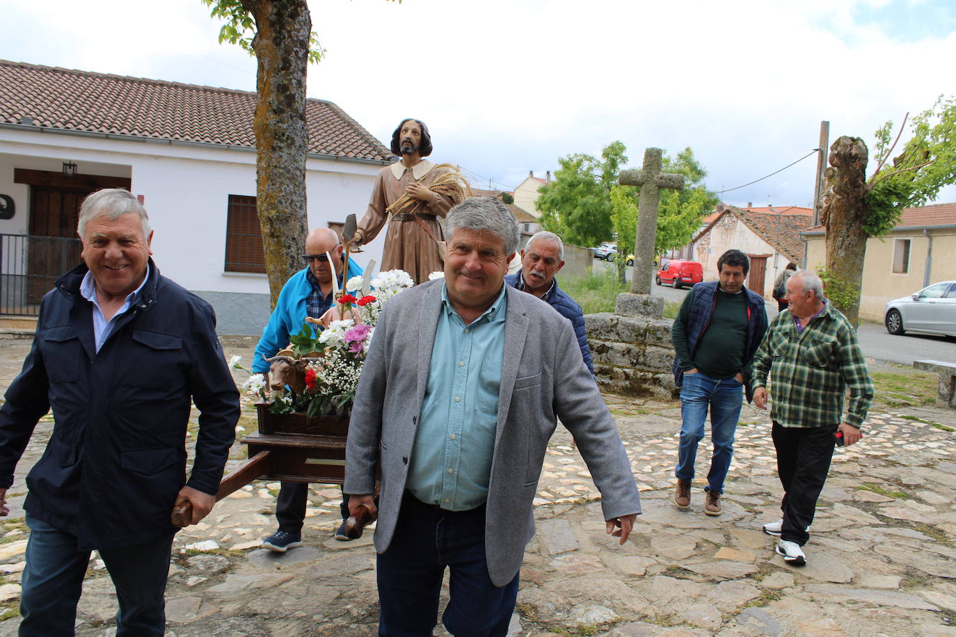 Los vecinos de Guijo de Ávila se reencuentran en torno a San Isidro