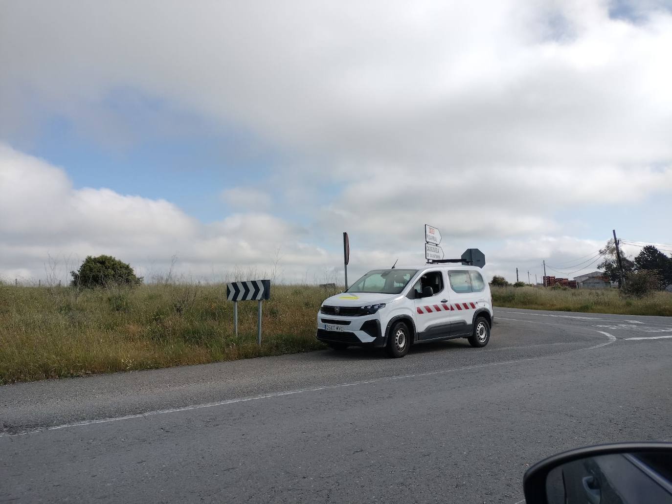 Corte inesperado en la A-66 a la altura de Guijuelo