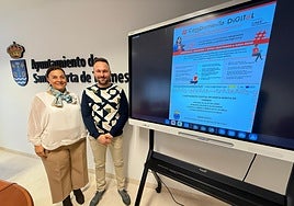 Los ediles Mari Cruz Gacho y Norberto Flores.