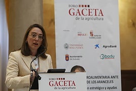 María González Corral, consejería de Agricultura, Ganadería y Desarrollo Rural de la Junta.