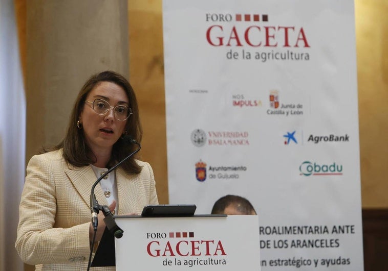 María González Corral, consejería de Agricultura, Ganadería y Desarrollo Rural de la Junta.