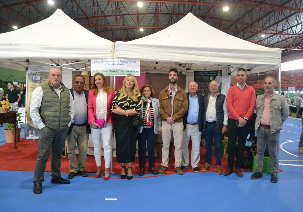 Lumbrales exhibe sus productos locales