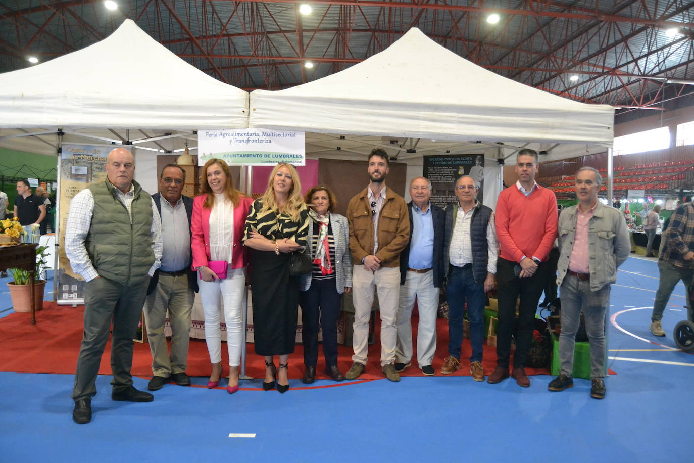 Lumbrales exhibe sus productos locales