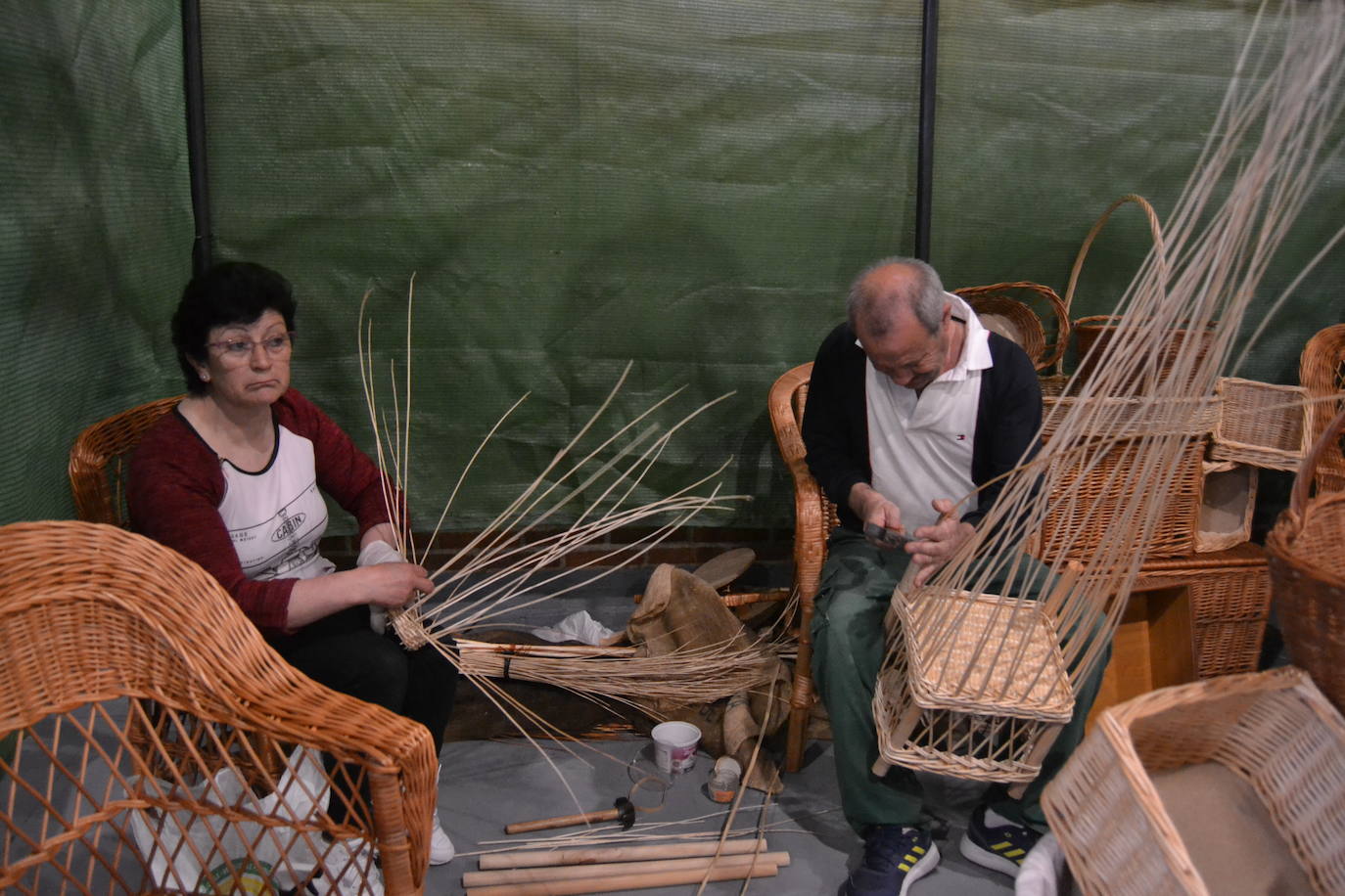 Lumbrales exhibe sus productos locales