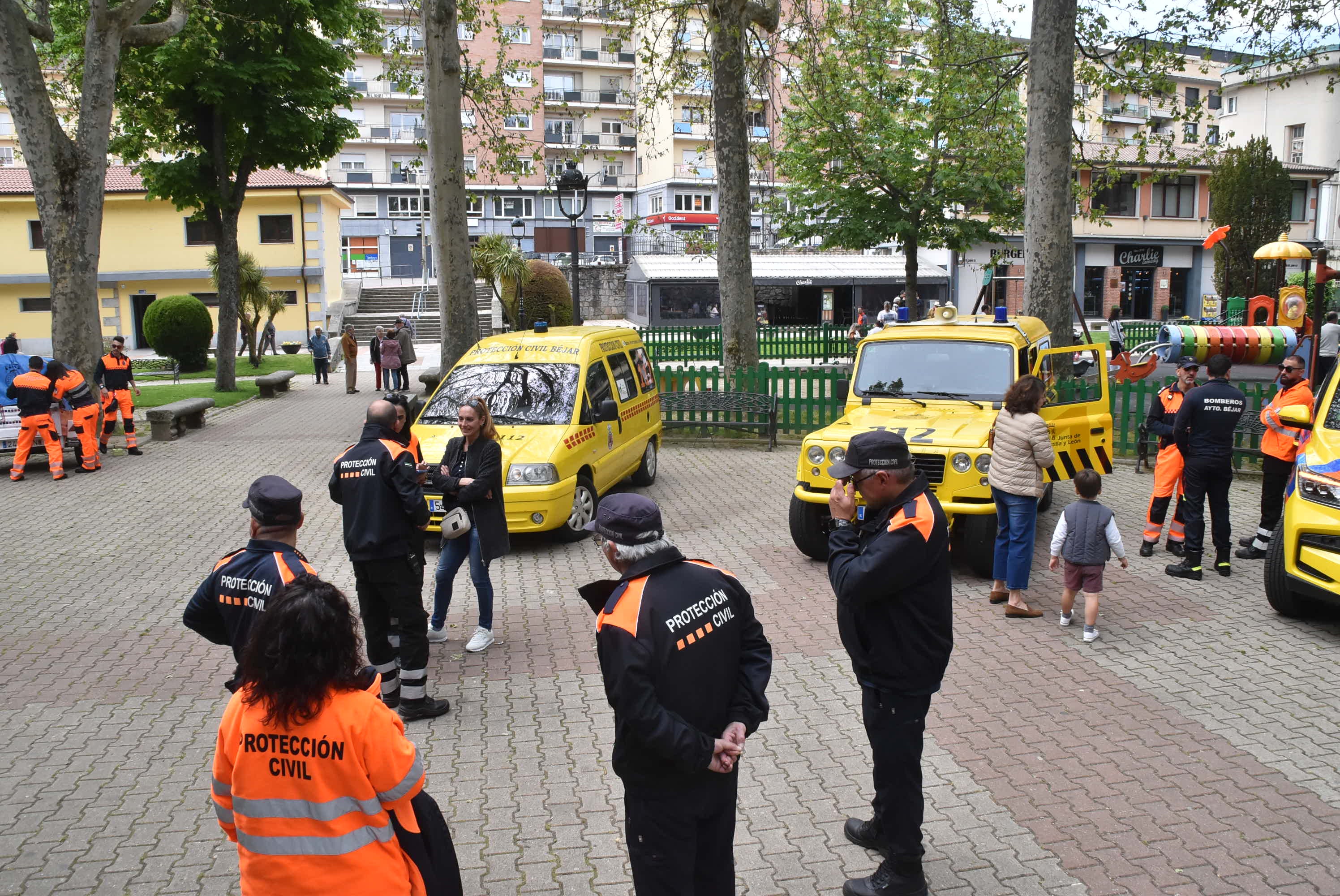 Béjar celebra el 40 aniversario de Protección Civil con una jornada de exhibición y reconocimientos