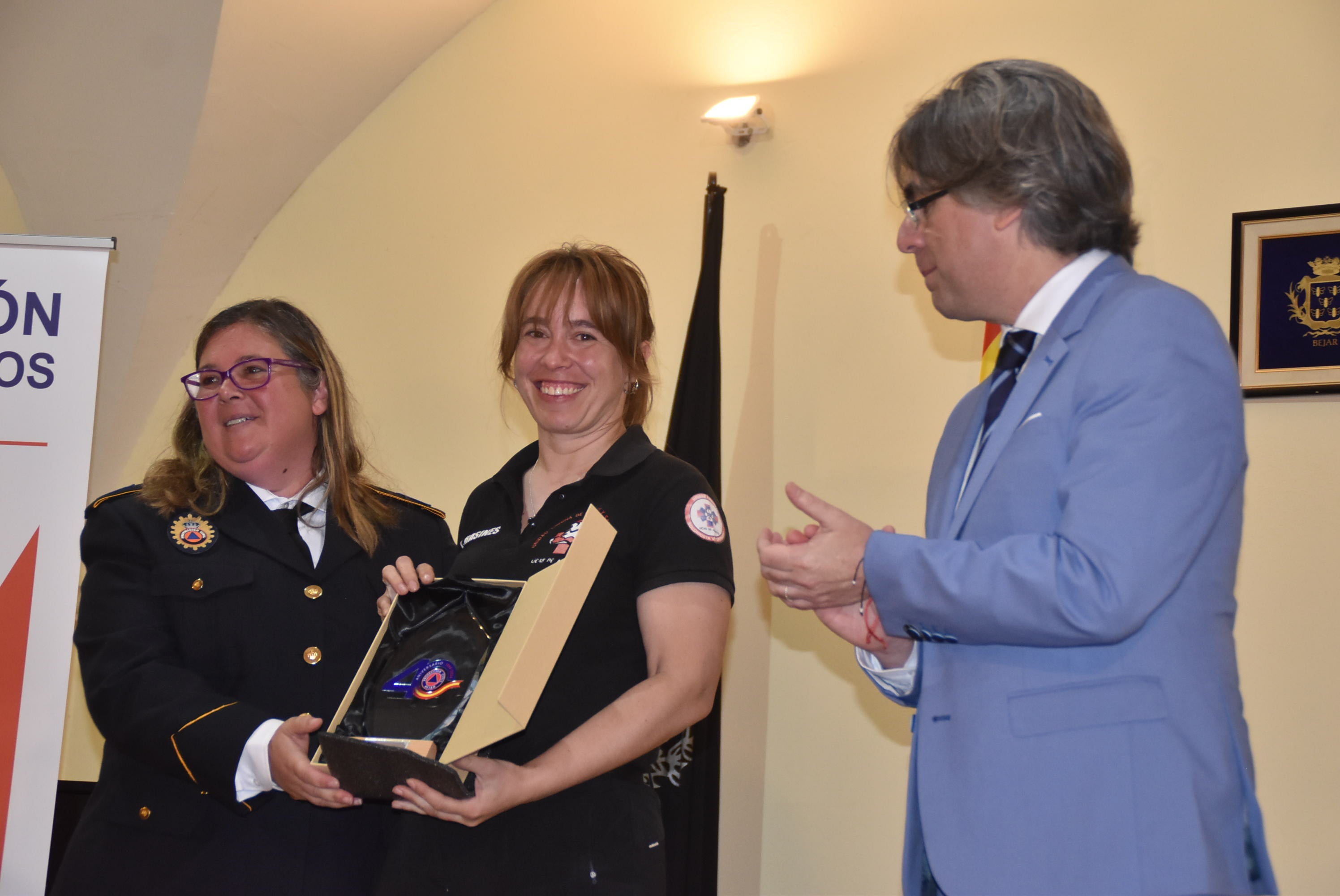 Béjar celebra el 40 aniversario de Protección Civil con una jornada de exhibición y reconocimientos