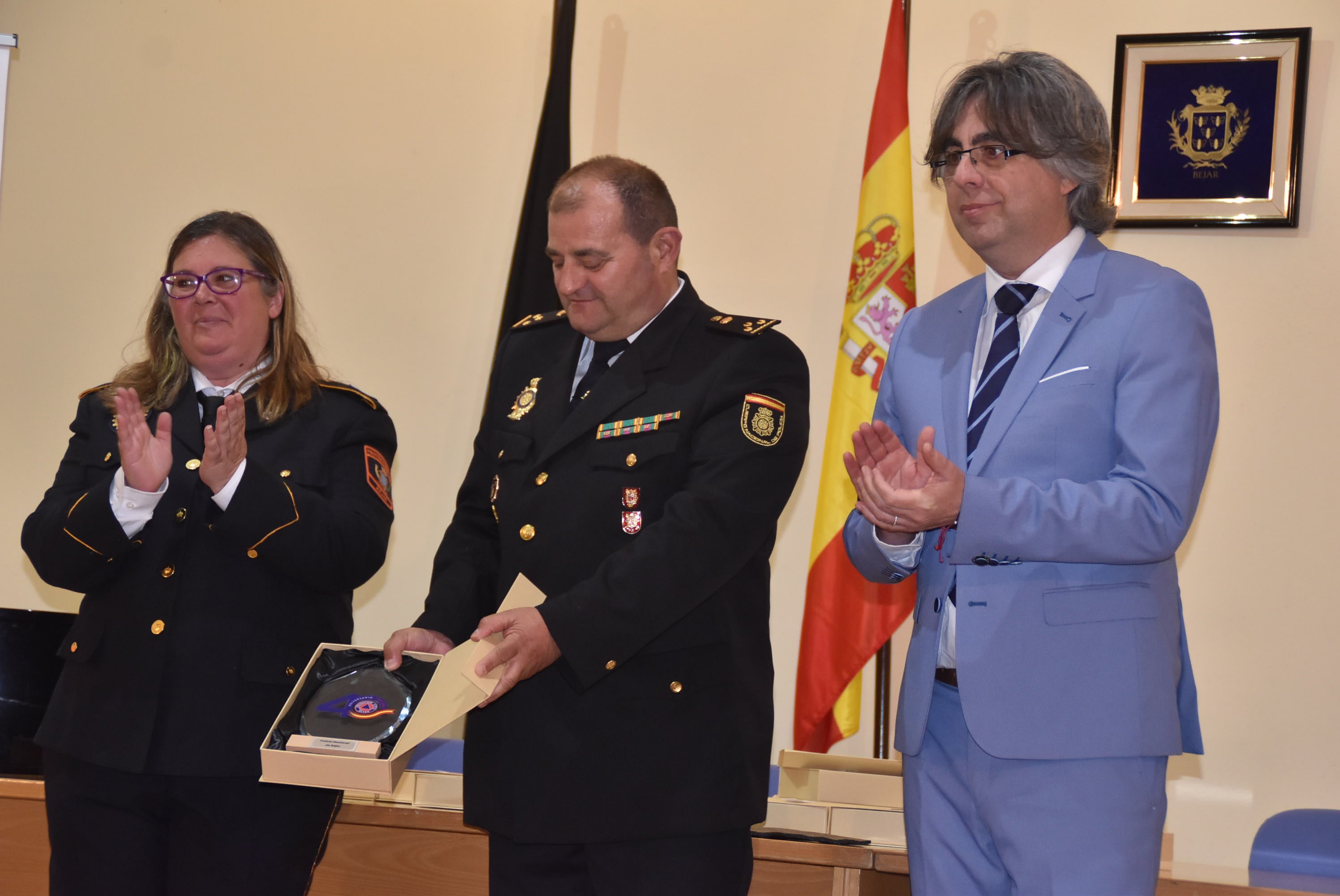 Béjar celebra el 40 aniversario de Protección Civil con una jornada de exhibición y reconocimientos