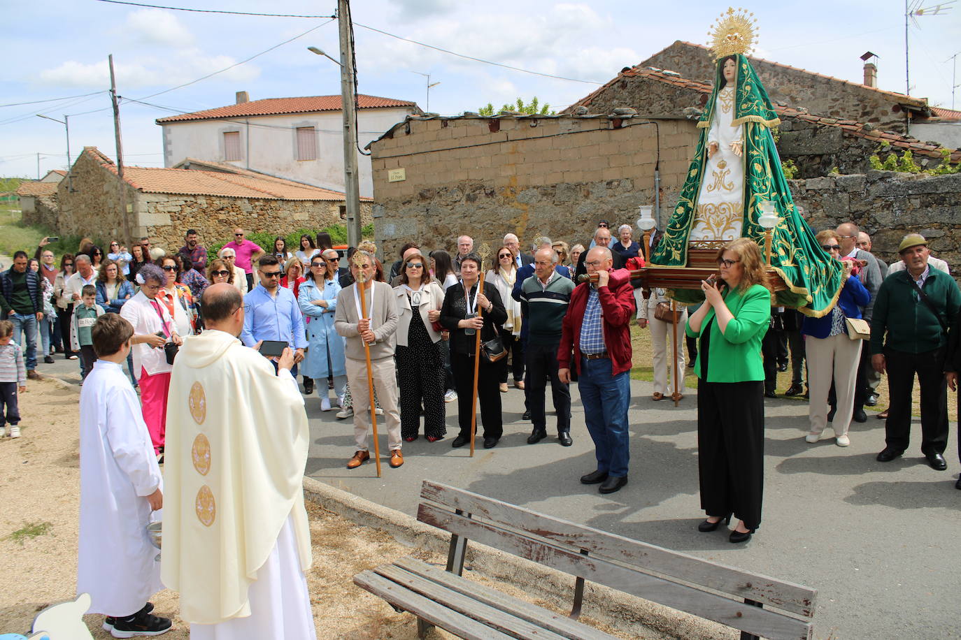 Bercimuelle honra a la Virgen del Monte