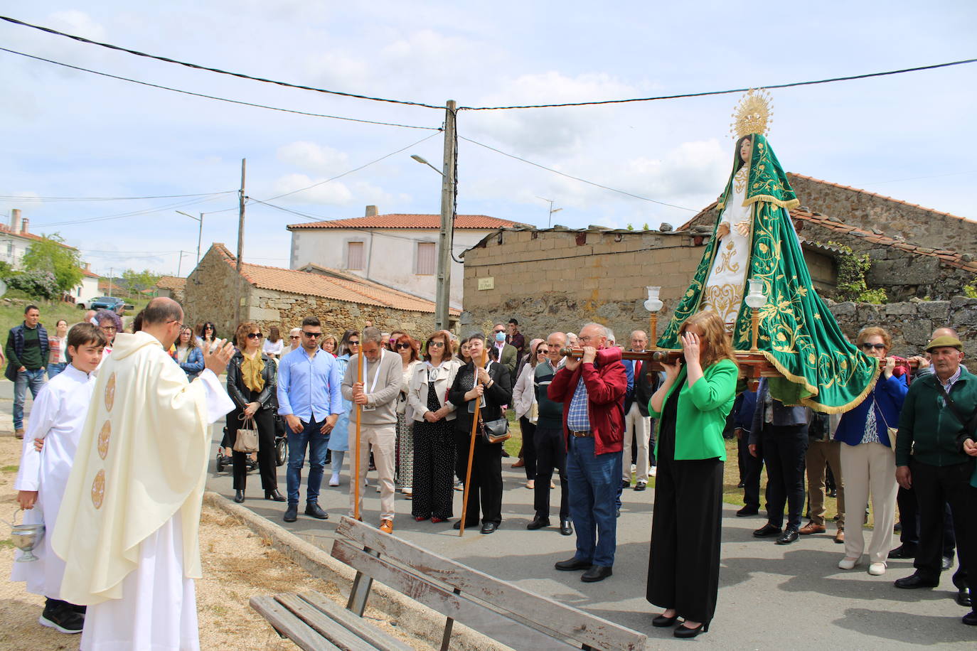 Bercimuelle honra a la Virgen del Monte