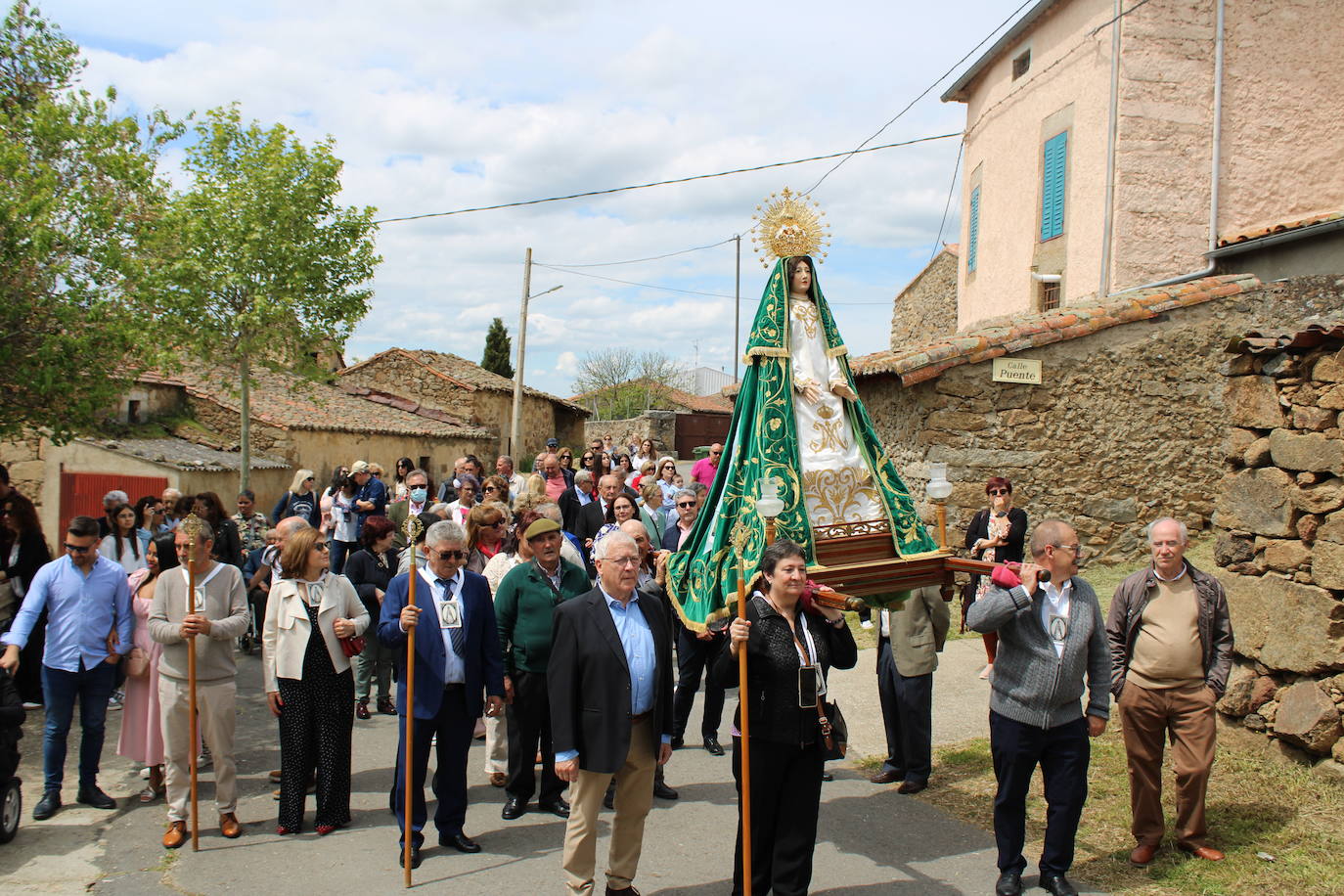 Bercimuelle honra a la Virgen del Monte