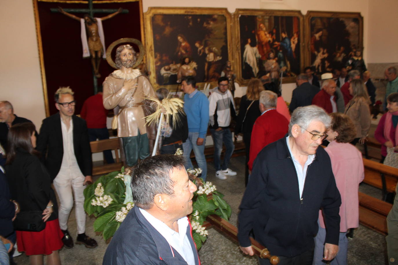 Encuentro de seis imágenes de San Isidro para bendecir los campos del Alto Alagón