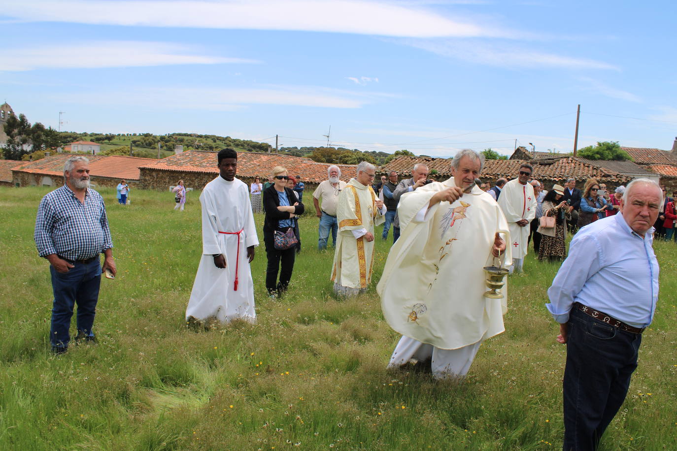 Encuentro de seis imágenes de San Isidro para bendecir los campos del Alto Alagón
