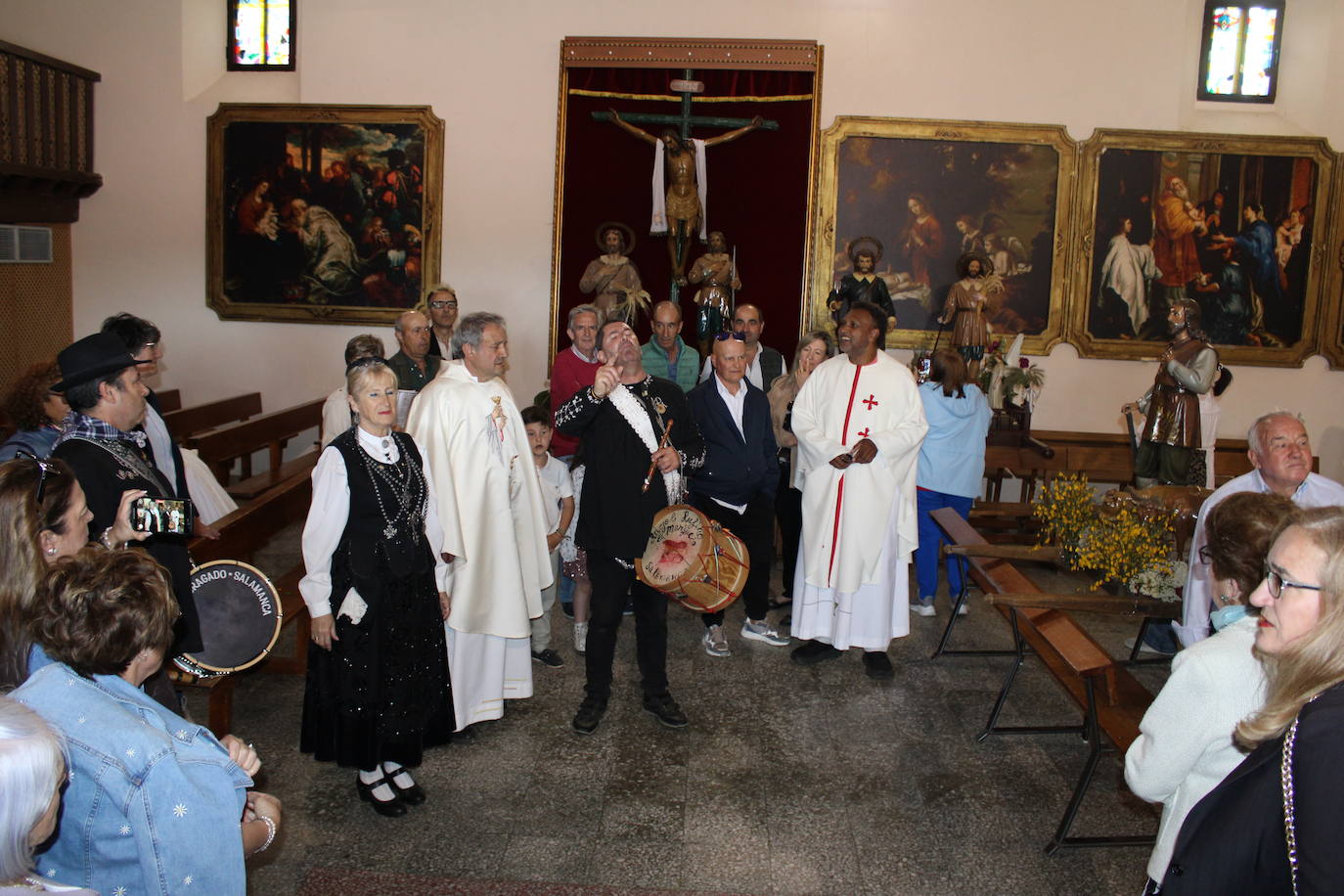 Encuentro de seis imágenes de San Isidro para bendecir los campos del Alto Alagón