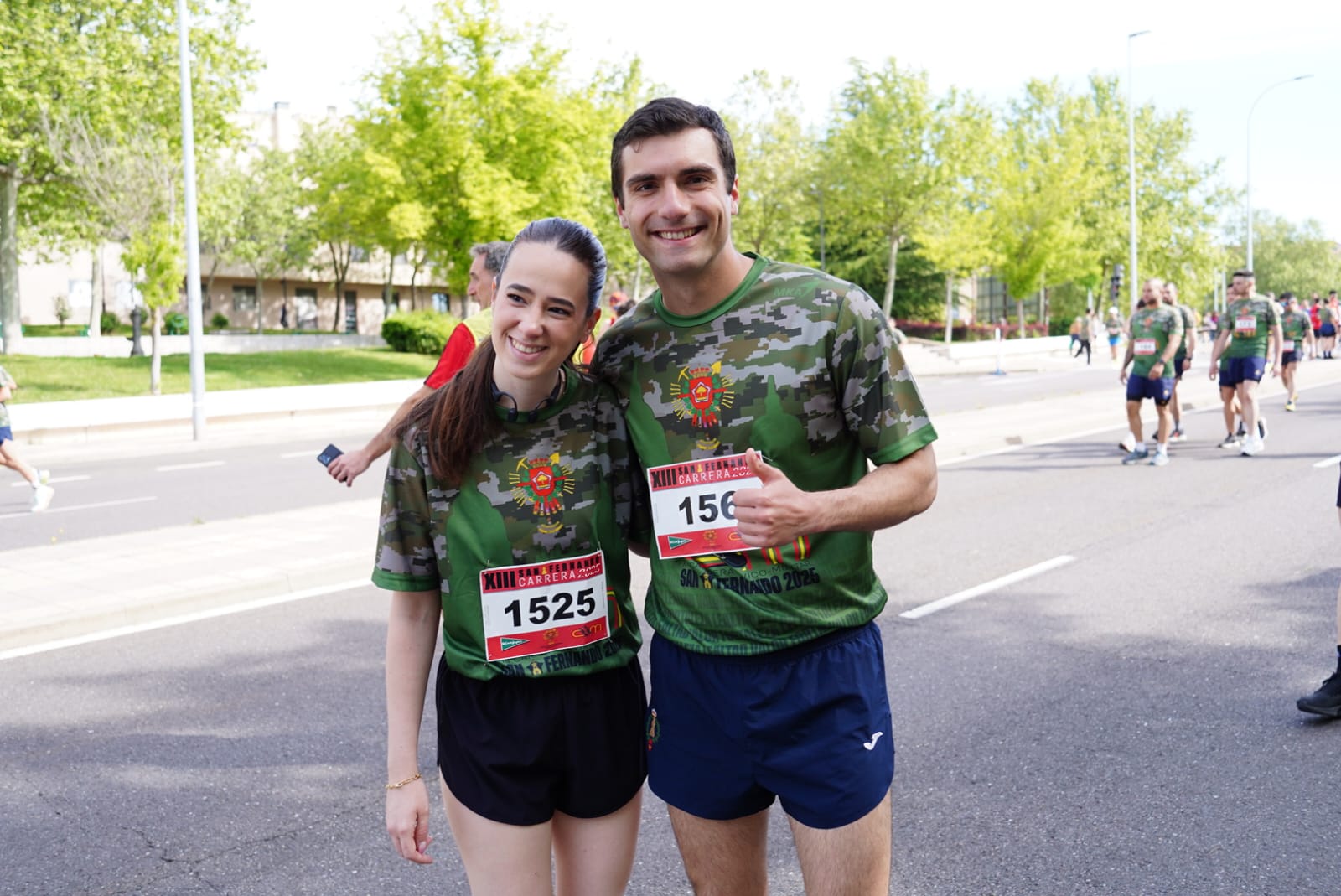 Adrián Martín y Ester Rodríguez se proclaman vencedores de la XIII Carrera Cívico-Militar San Fernando