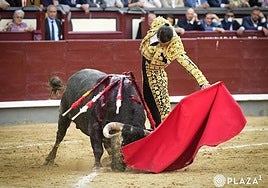 Excelente natural de Uceda Leal a Rabioso, el cuarto de La Quinta lidiado en Las Ventas.