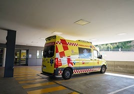 Una ambulancia se trasladó al lugar.