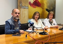 Pedro Pérez, Carmen Ávila y Sonsoles Núñez.