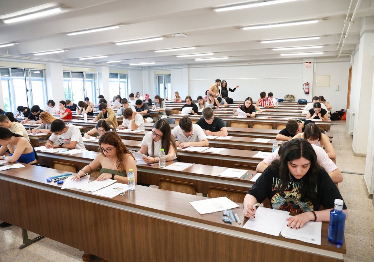 Prueba de acceso a la universidad del pasado curso.