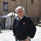 Jorge D'Alessandro minutos después de salir de la Basílica de La Anunciación en Alba.