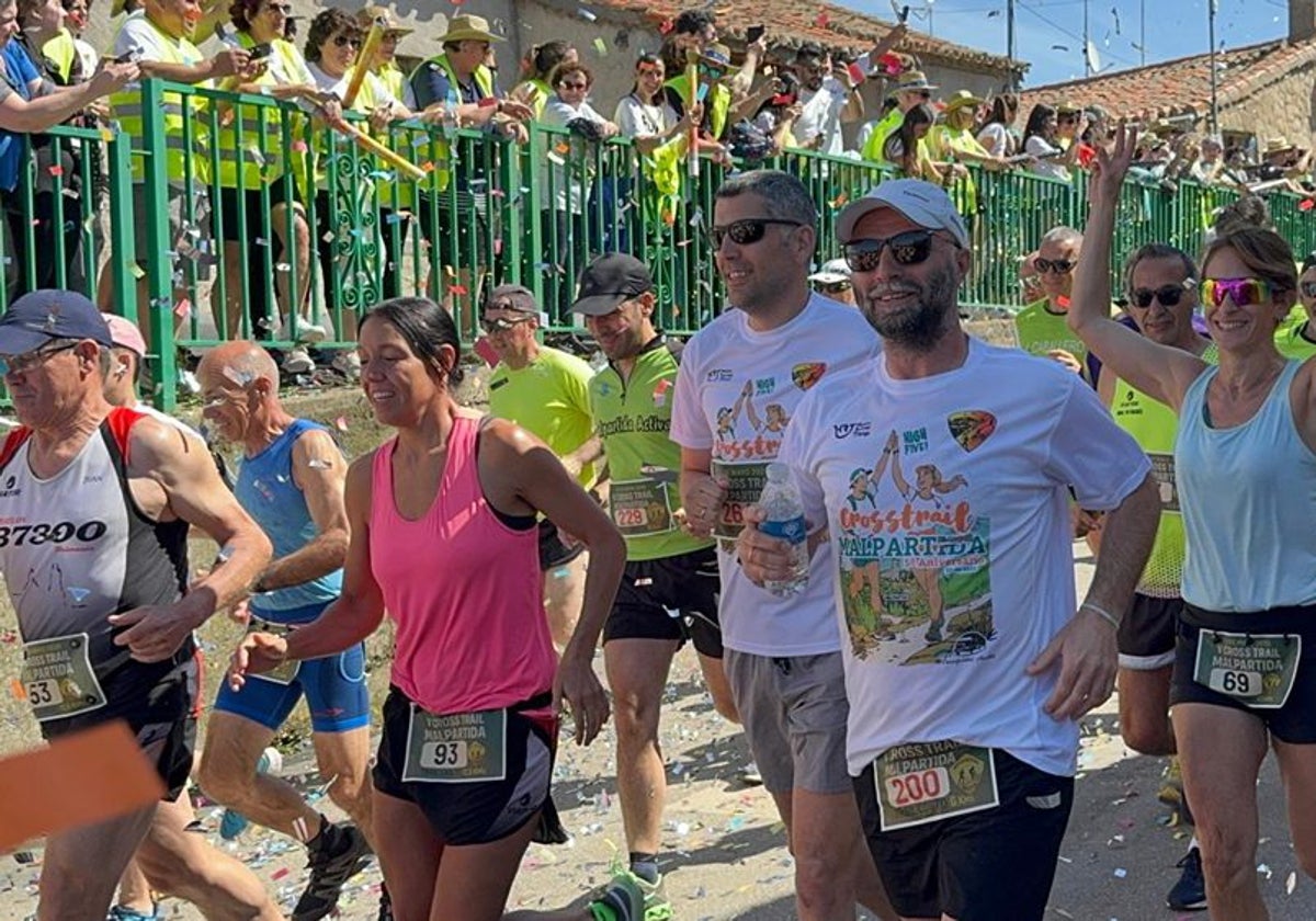 Alrededor de 400 participantes en la V Cross Trail de Malpartida