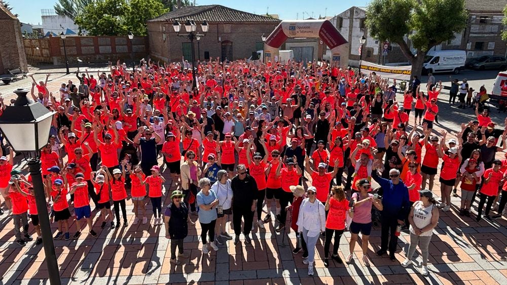 Pasos saludables a favor de la Asociación de Padres de Niños Sordos de Salamanca en Paradinas