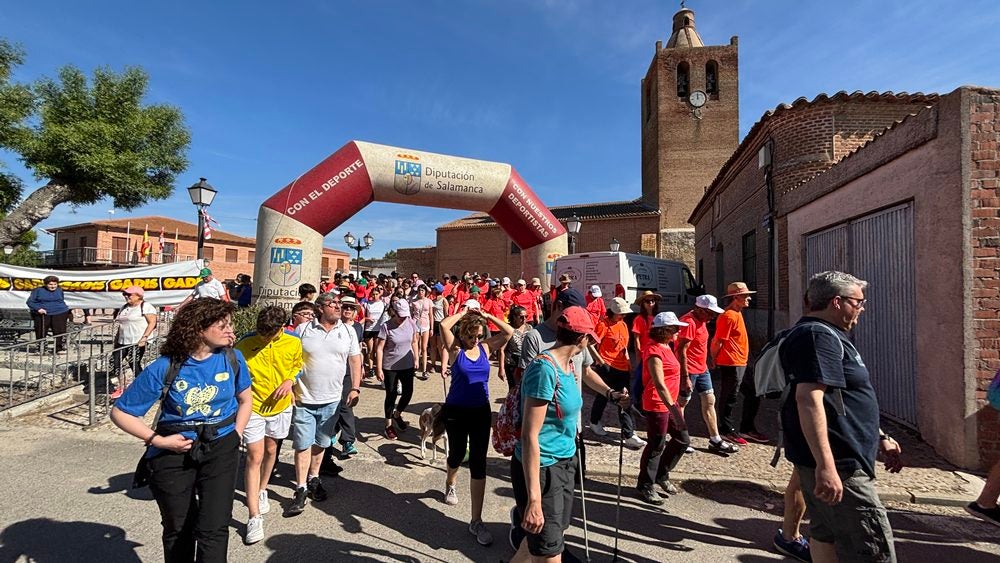 Pasos saludables a favor de la Asociación de Padres de Niños Sordos de Salamanca en Paradinas