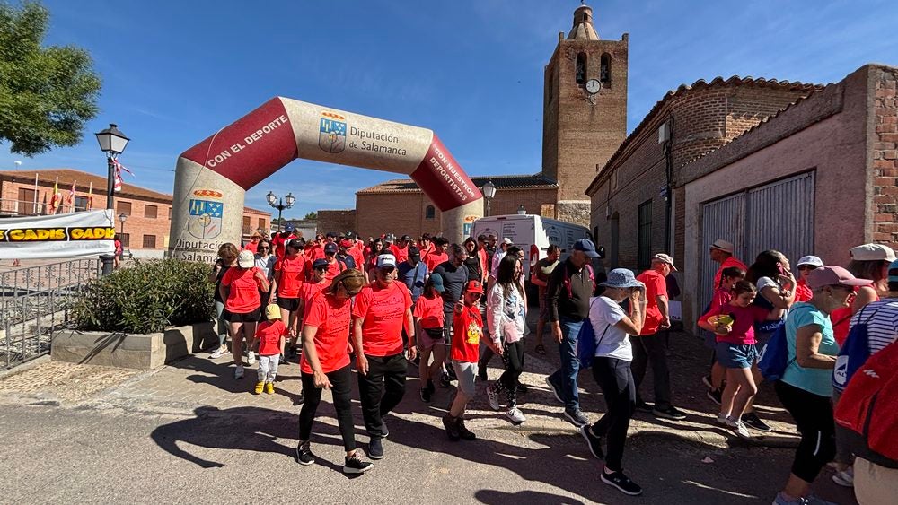 Pasos saludables a favor de la Asociación de Padres de Niños Sordos de Salamanca en Paradinas