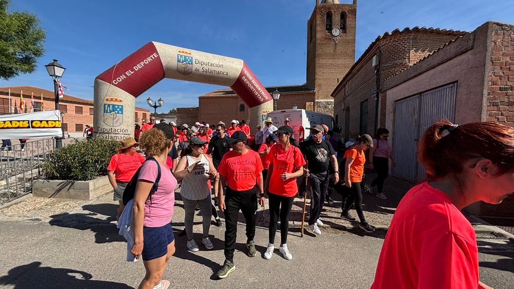 Pasos saludables a favor de la Asociación de Padres de Niños Sordos de Salamanca en Paradinas