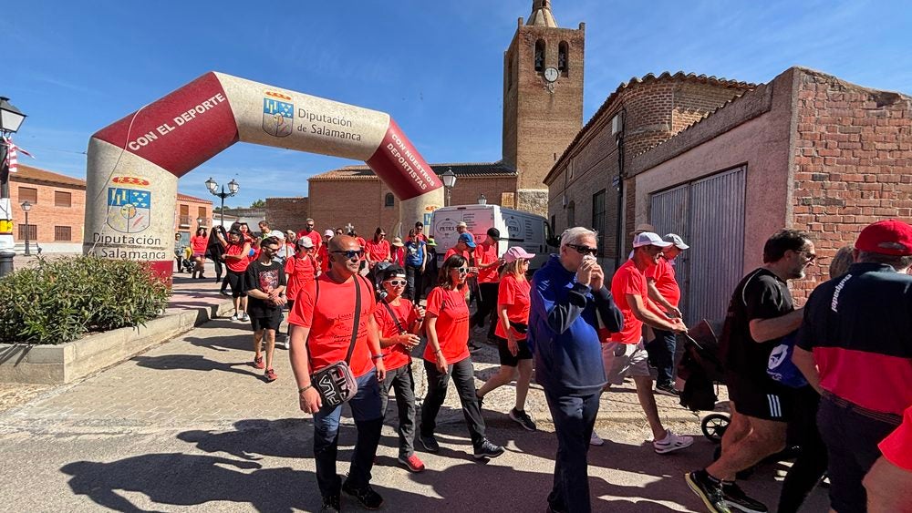 Pasos saludables a favor de la Asociación de Padres de Niños Sordos de Salamanca en Paradinas