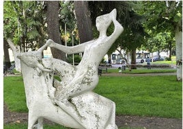 'El rapto de Europa', este lunes en el parque de La Alamedilla.