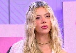 Imagen de Alejandra Rubio durante la participación en un programa.