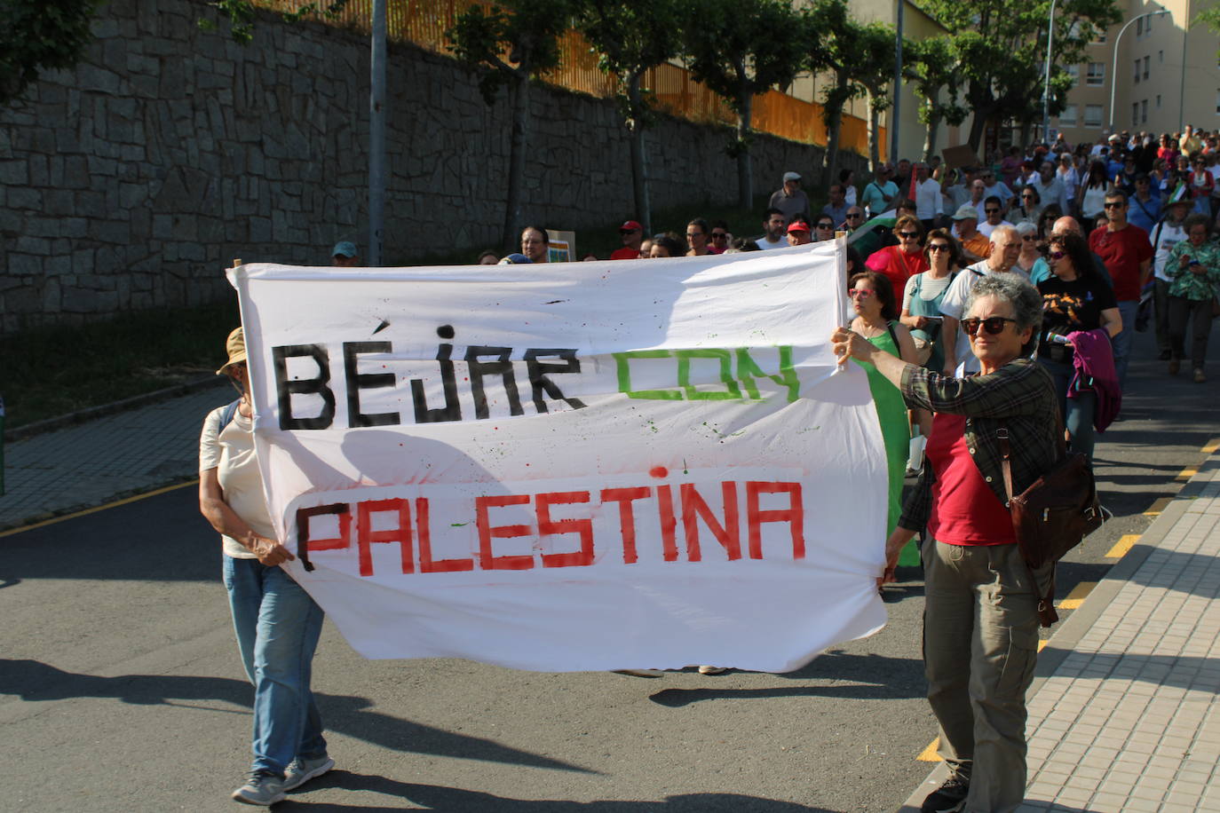 Béjar se manifiesta en apoyo de Palestina