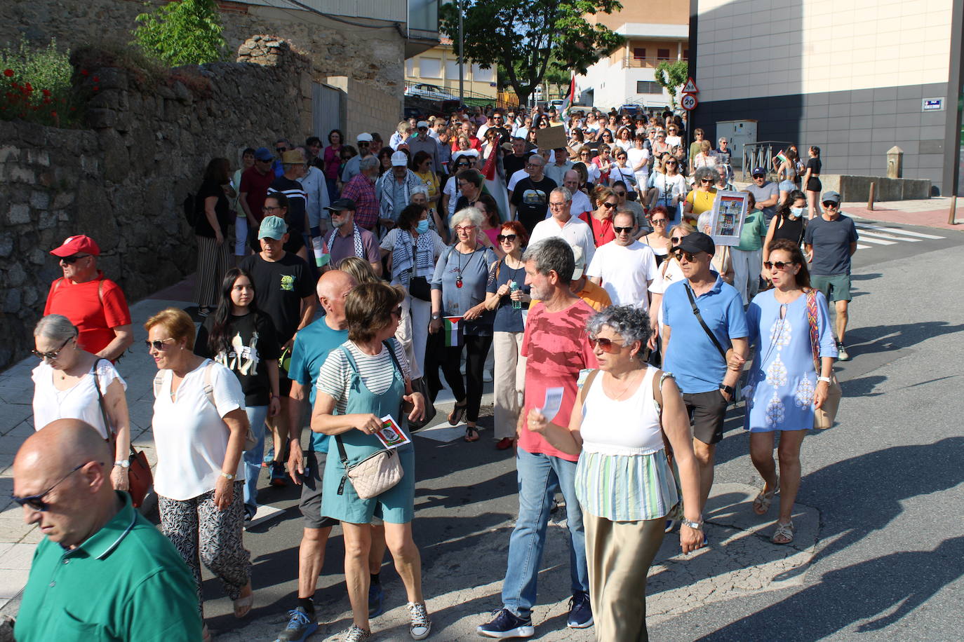 Béjar se manifiesta en apoyo de Palestina