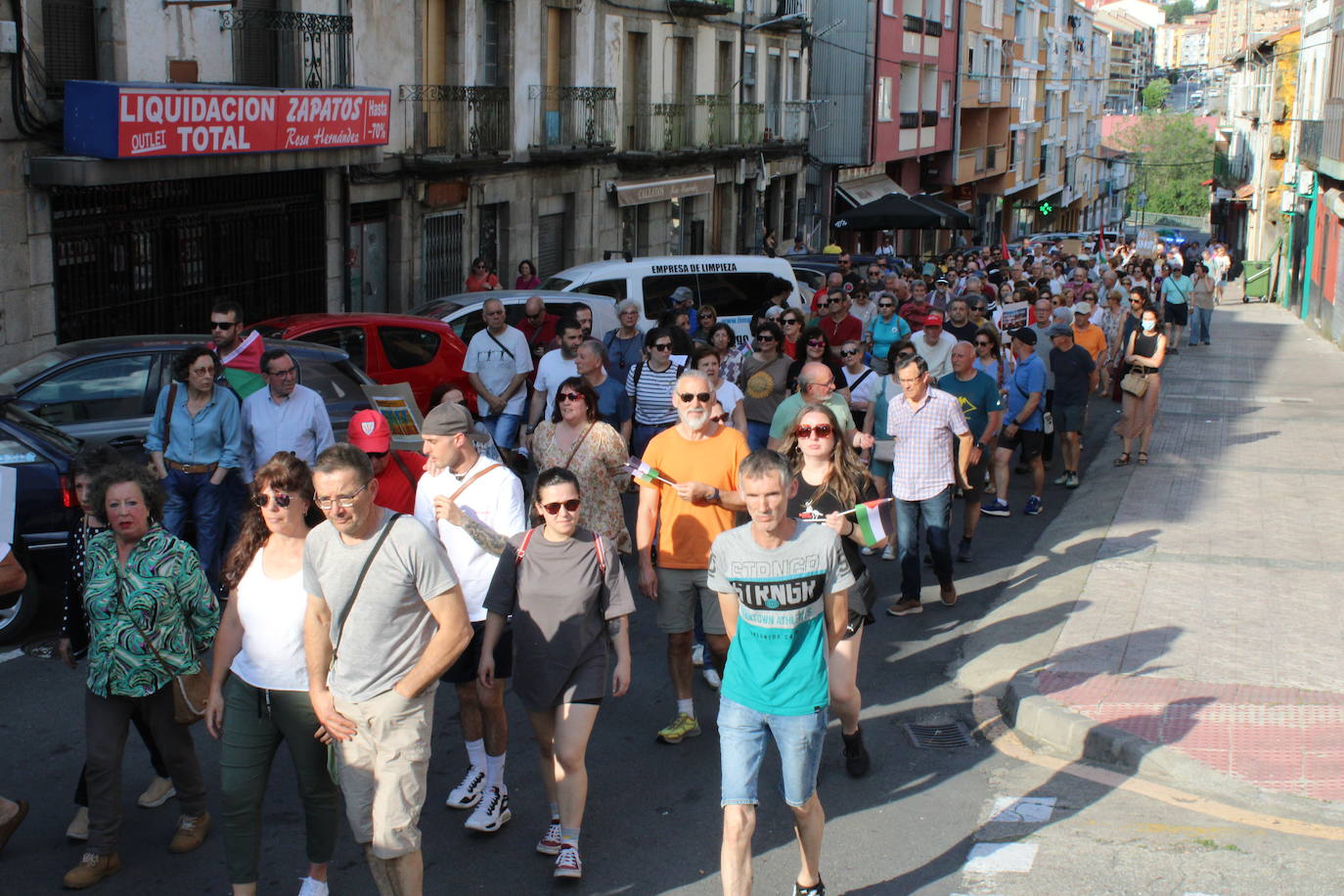 Béjar se manifiesta en apoyo de Palestina