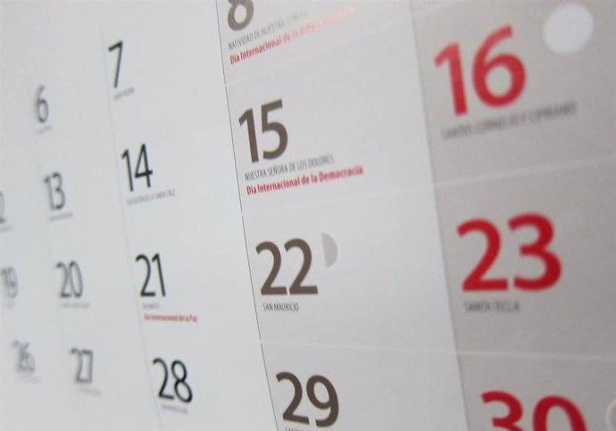 Aprobado el calendario de fiestas laborales de 2026 con dos novedades
