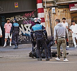 Uno de los detenidos en la redada del fin de semana.