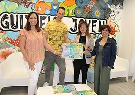 Maite Montero, Javier Julián Juy, Sara García y Ana Aveleira.