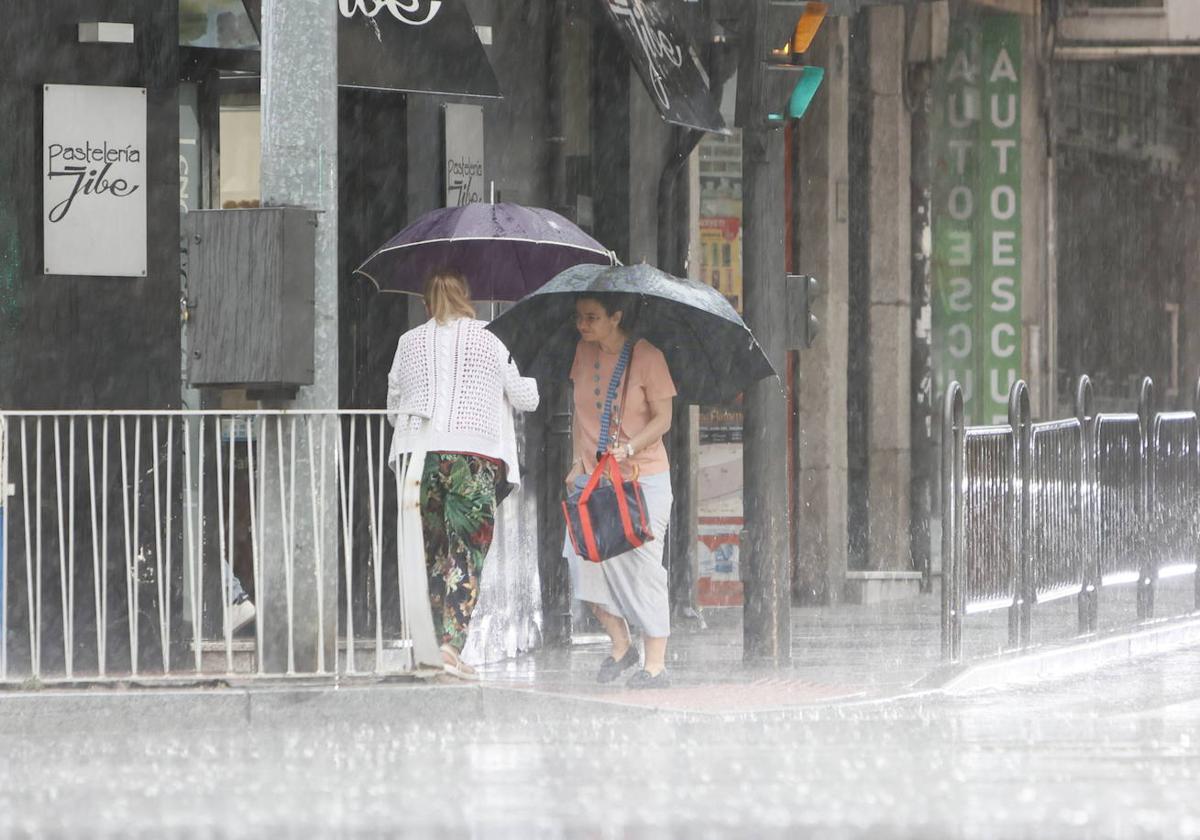 Las tres provincias de Castilla y León que están en alerta naranja este martes por lluvias y tormentas