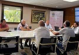 Imagen de la mesa de ovino celebrada en la mañana de este lunes, 2 de junio, en la Lonja de Salamanca.