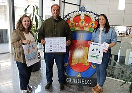 Mercedes Martín, Roberto Martín y María Jesús Moro.
