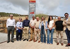 Integrante del Patronato de la Fundación Siega Verde en el yacimiento.