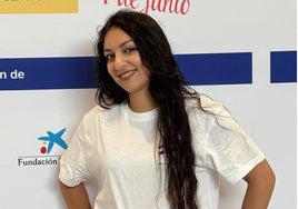 Zaira Vázquez, durante el IX Encuentro Nacional de Escuelas de Segunda Oportunidad.