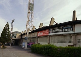 Imagen del exterior del estadio Helmántico este mismo miércoles.