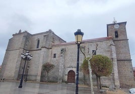 Plaza Mayor de Alaraz, donde tendrá lugar la II Fiesta de la Cerveza.