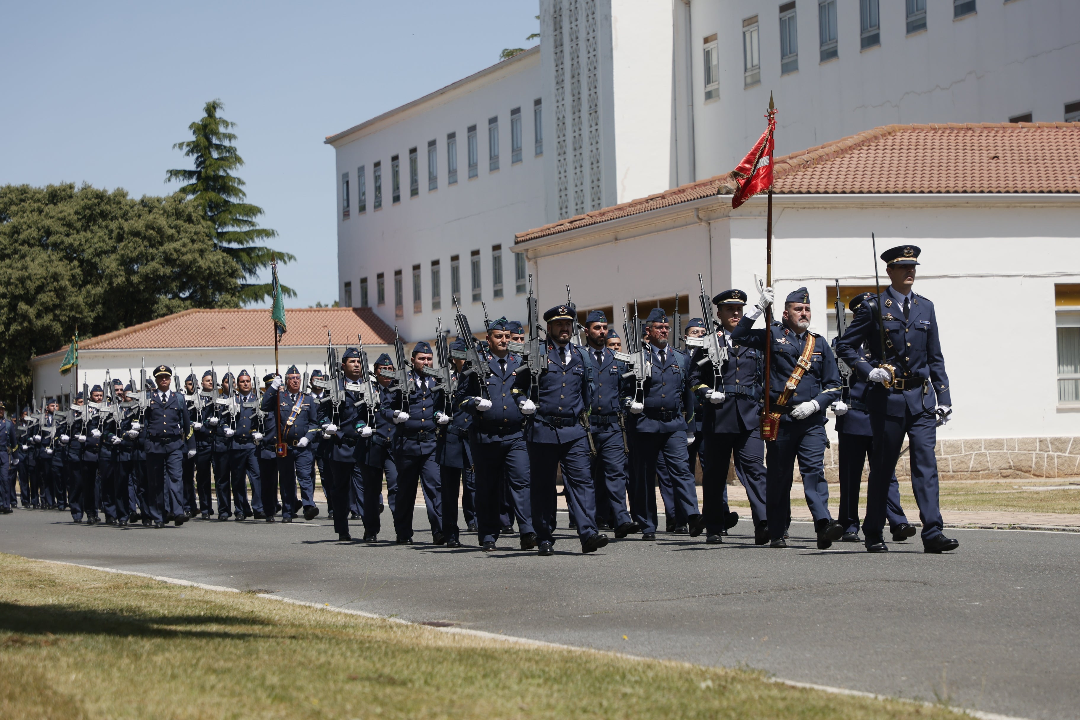 La clausura del curso académico del Grupo de Escuelas de la Base Aérea de Matacán, en imágenes