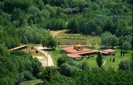 Imagen aérea de las instalaciones de la Fundación Tormes-EB, ubicadas en el término municipal de Almenara de Tormes.