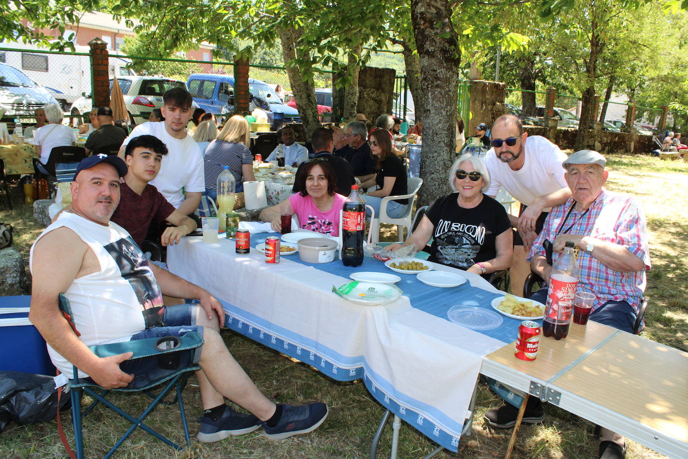 Puerto de Béjar disfruta de la romería al fresco de Santa Bárbara