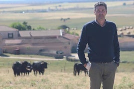 Nicolás Fraile, en la finca de Tellosancho.